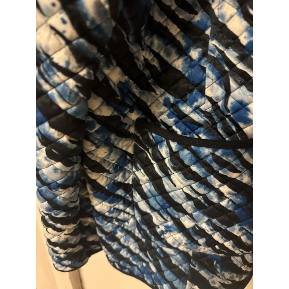 Ruby Rd Women's Size‎ L Blue And Black Full Zip Jacket